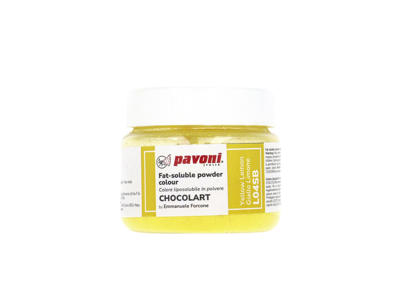 Farvepulver citrongul 40 g, fedtopløselig