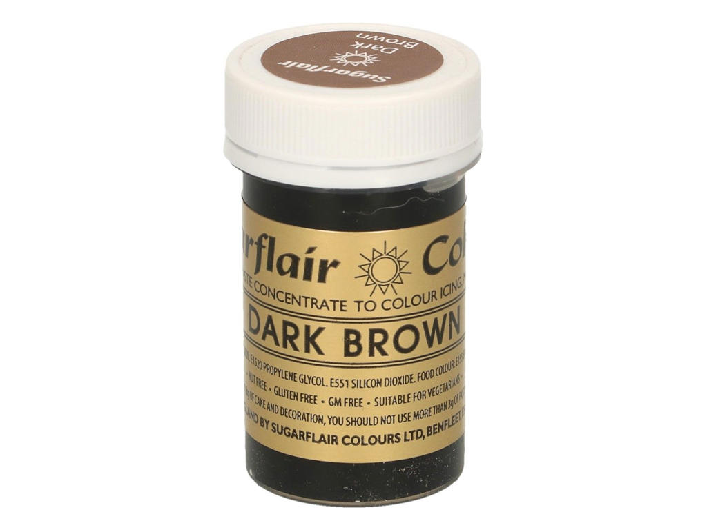 Farvepasta Dark Brown/Koglebrun 25 g