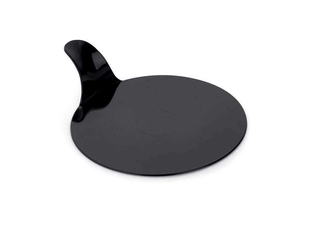 Kageplatte Sort Ø8 cm