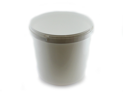 Plastikspand hvid 10,8 L