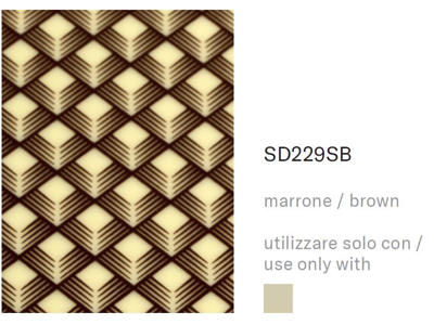 Chokolade transfer sheet SD229SB 10 ark
