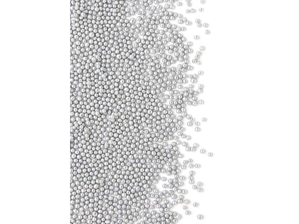 Sukkerperler sølv små 200 g