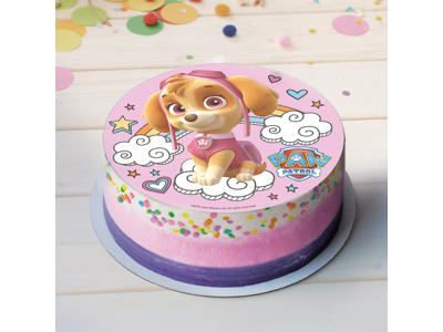 Vaffelprint Skye Paw patrol Ø20 cm