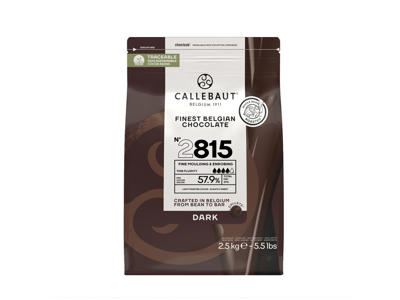 Callebaut Mørk Chokolade 57,9% knapper 2,5 kg