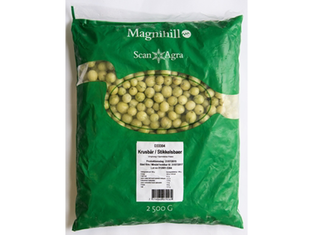 Frosne stikkelsbær 2,5 kg