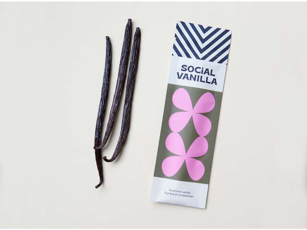 Social Vanilla Vanillestænger 3 stk 11 gr