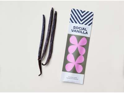 Social Vanilla Vanillestænger 3 stk 11 gr