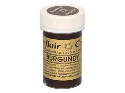 Farvepasta Burgundy/Mørkerød 25 g