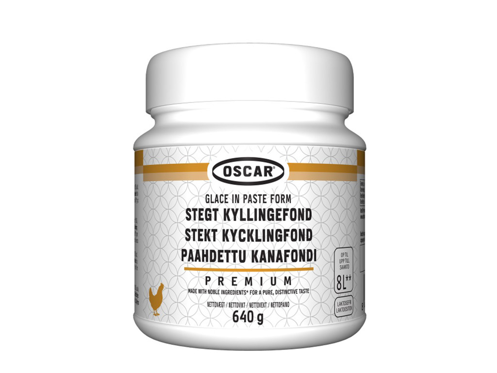 OSCAR Premium Stegt Kyllingefond Pasta  640 g