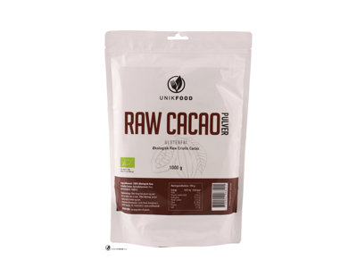 Kakao RAW 1 kg økologisk (Stødt)