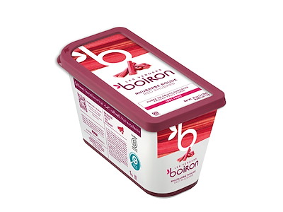 Boiron frugtpure rød rabarber 1 kg
