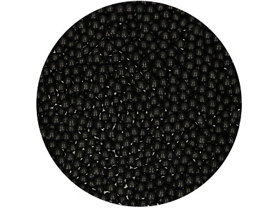 Sukkerperler sort shiny 80 g 