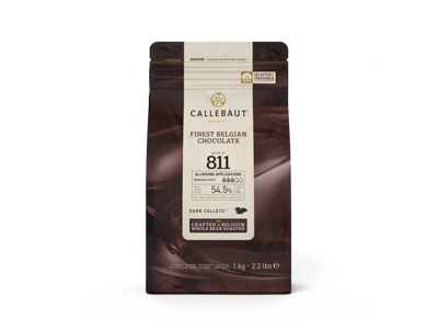 Callebaut Mørk chokolade 54,5%  811  1 kg
