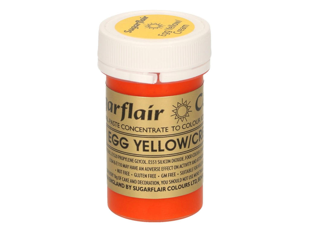 Farvepasta Egg Yellow/Æggegul 25 g