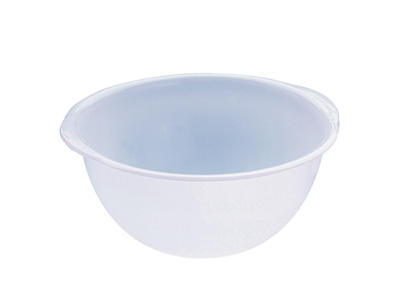 Plastskål hvid 1 l