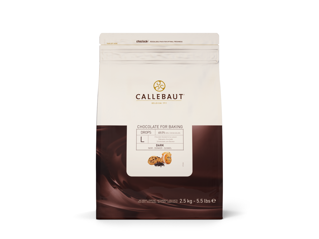 Callebaut Mørk Chokolade Bagefast 2,5 kg