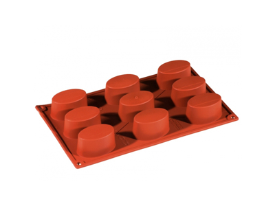 Silikoneform Oval