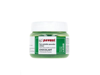 Farvepulver grøn 40 g, fedtopløselig