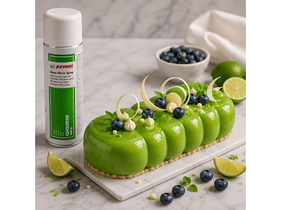 Pavoni glaze spray grøn 280 g