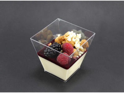 Dessertbæger firkantet 22 cl