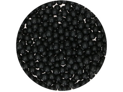 Sukkerperler sort 80 g 