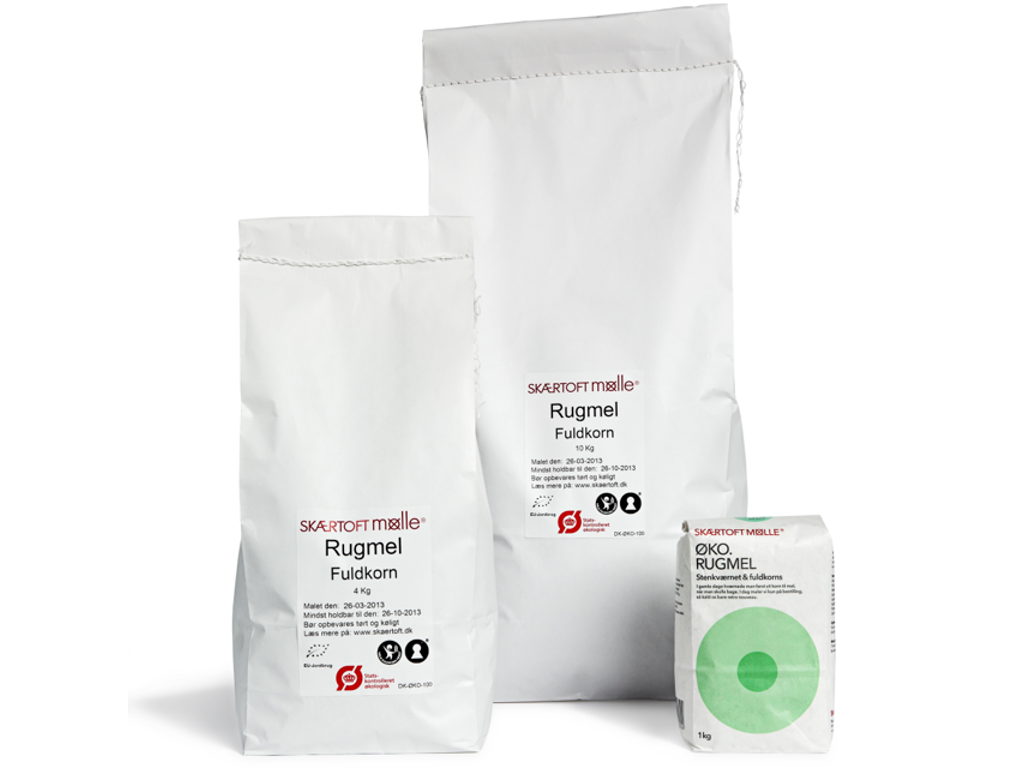 Rugmel fuldkorn 10 kg Øko MADSPILD