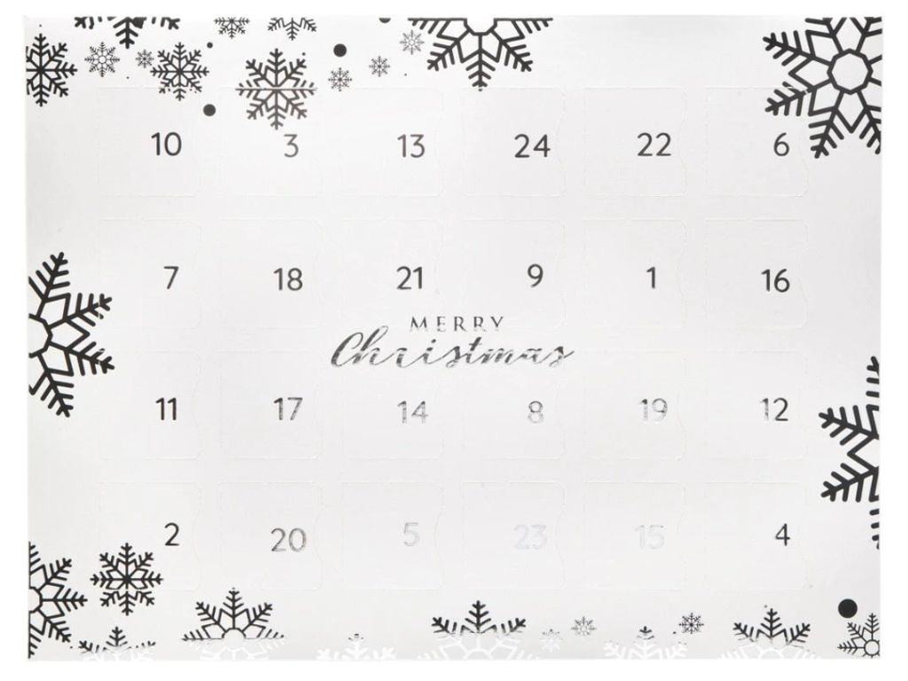Julekalender Snowflake 1 stk