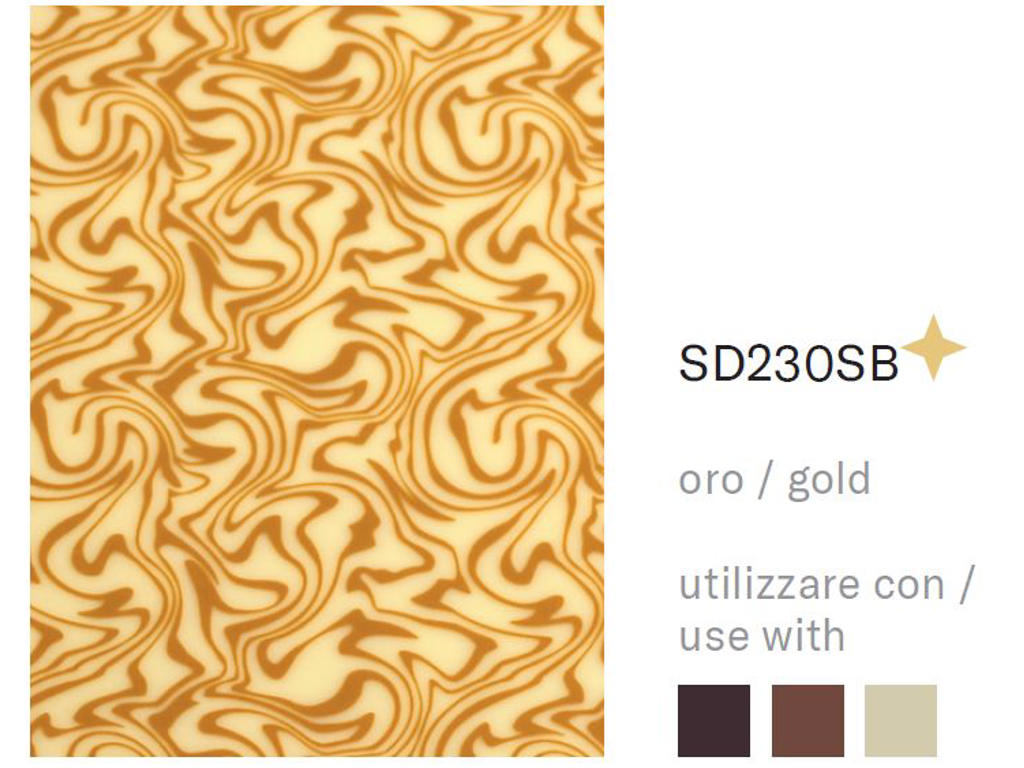 Chokolade transfer sheet SD230SB 10 ark