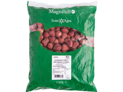 Frosne Jordbær Økologiske 2,5 kg