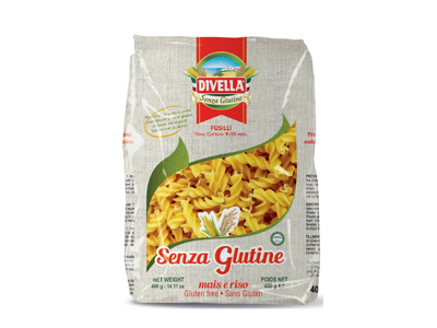 Pastaskruer Fusilli Glutenfri 400 gr