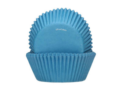 Blå muffinsforme 48 stk