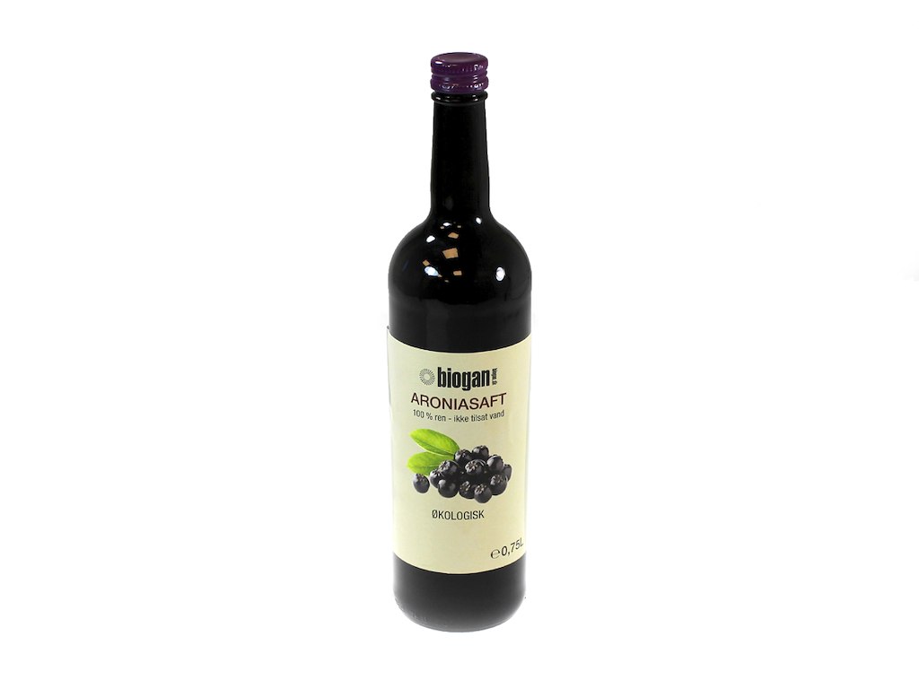 Aronia saft 100% økologisk 750 ml