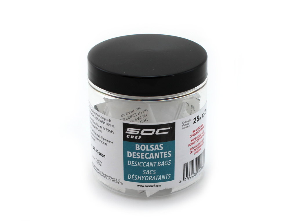 SOC CHEF Silicase fugtposer 25 stk