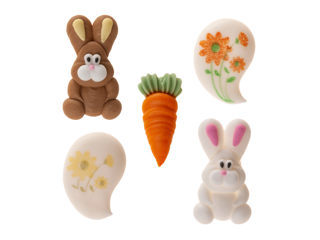 Sukkerpynt Påske 48 stk