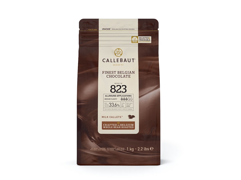 Callebaut Lys chokolade 33,6% 823 1 kg