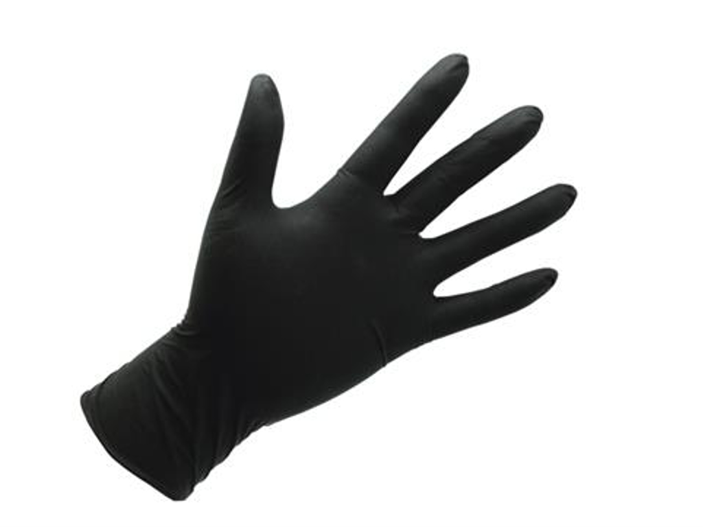 Handsker Nitril Sorte L 100 stk