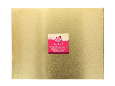 Kagepap guld 45x35 cm 1 stk