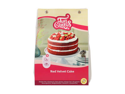 Funcakes Red Velvet mix glutenfri 500 g