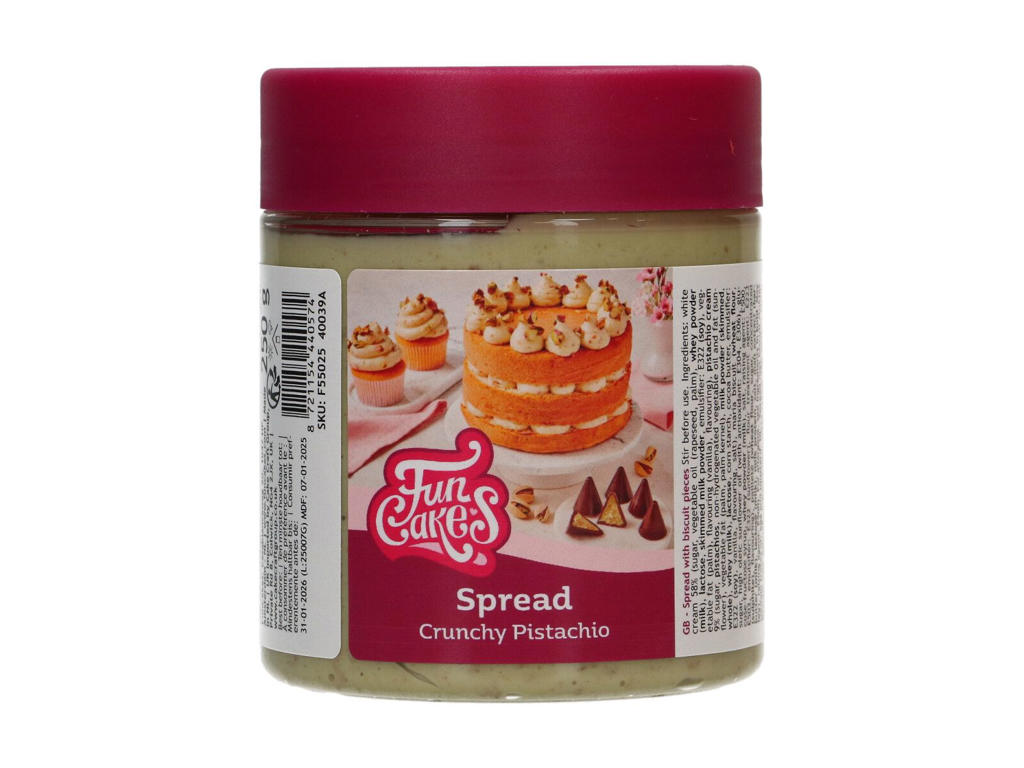 Funcakes crunchy pistacie creme 250 g