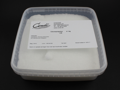 Citronsyrepulver 1 kg