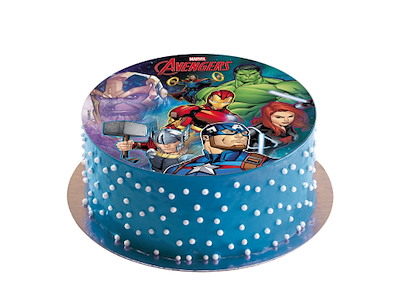 Vaffelprint Avengers Ø20 cm