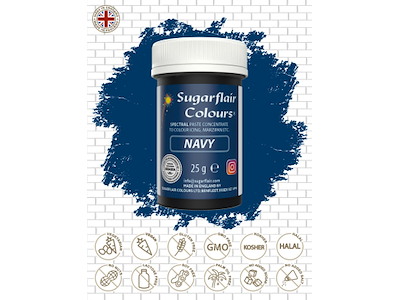 Farvepasta Navy/Marineblå 25 g