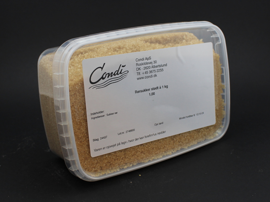 Stødt rørsukker 1 kg